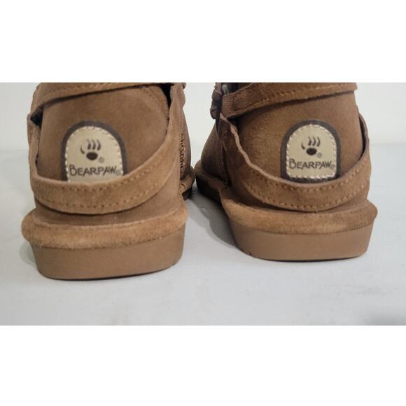 Bearpaw Boots Womens 10 Brown Suede Warm Winter Casual Mid-Calf Boots NWOT - Picture 9 of 12